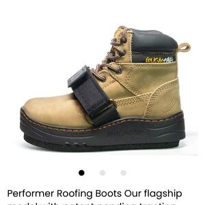 Cougar Men's Tan Roofing Boots